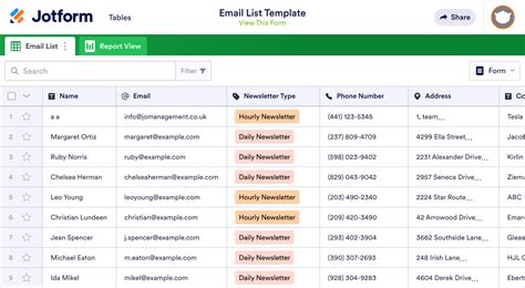 email lists free generator